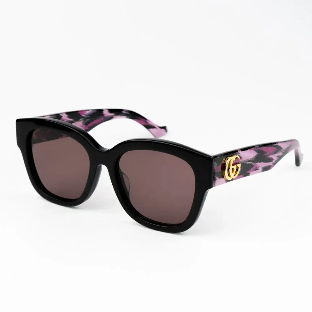 NEW Gucci GG1550SK 004 Black Red Women Square Sunglasses GG 1550SK